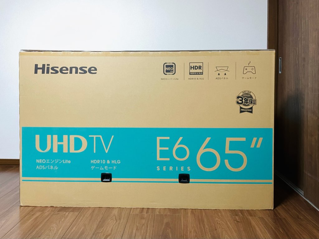 【レビュー】ハイセンスの65インチ4Kテレビ「65E6G」を購入｜コスパ最強なのに機能も充実！ | rokuBLOG